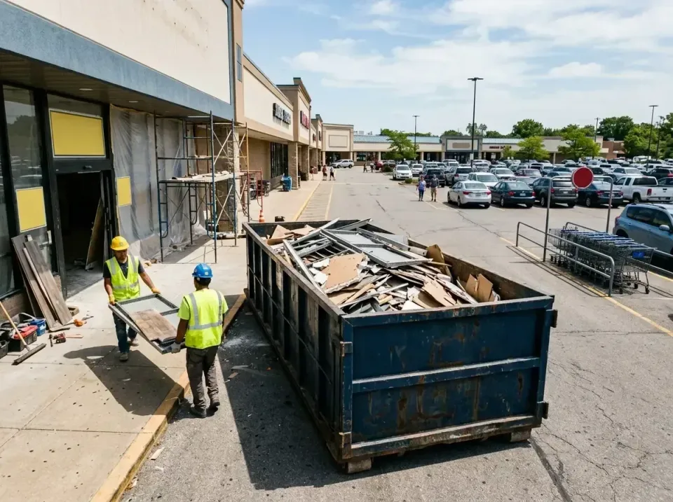 retail-store-renovation-debris-003 — frequently asked questions, Roll-off Dumpster Rentals in Brentwood, MO
